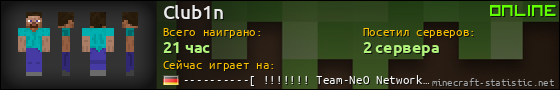 Юзербар 560x90 для Club1n