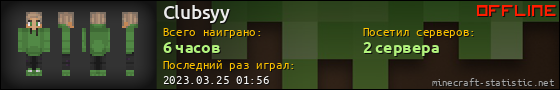 Юзербар 560x90 для Clubsyy
