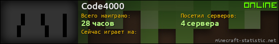 Юзербар 560x90 для Code4000