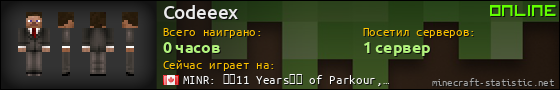 Юзербар 560x90 для Codeeex