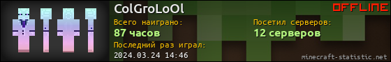Юзербар 560x90 для ColGroLoOl