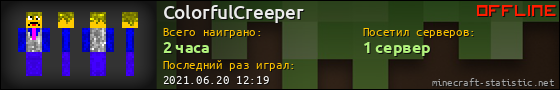 Юзербар 560x90 для ColorfulCreeper