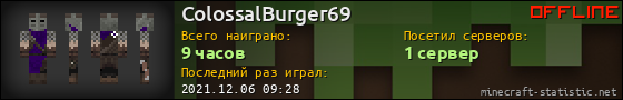 Юзербар 560x90 для ColossalBurger69