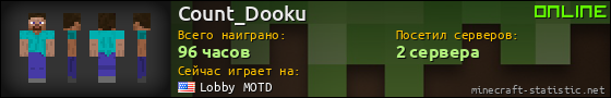 Юзербар 560x90 для Count_Dooku
