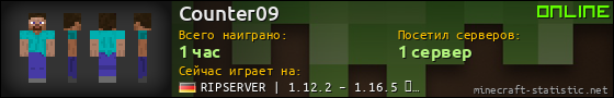 Юзербар 560x90 для Counter09