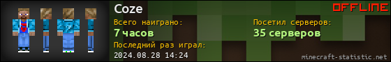 Юзербар 560x90 для Coze