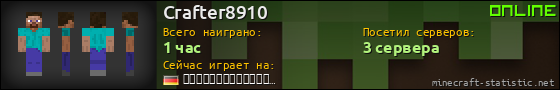 Юзербар 560x90 для Crafter8910