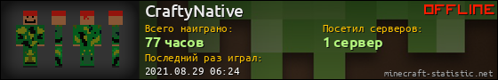 Юзербар 560x90 для CraftyNative