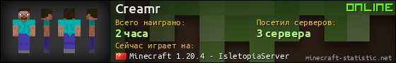 Юзербар 560x90 для Creamr