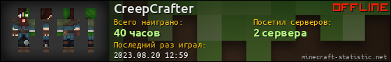 Юзербар 560x90 для CreepCrafter