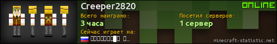 Юзербар 560x90 для Creeper2820