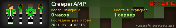 Юзербар 560x90 для CreeperAMP