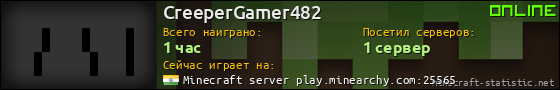 Юзербар 560x90 для CreeperGamer482