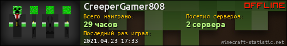 Юзербар 560x90 для CreeperGamer808