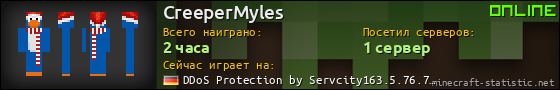 Юзербар 560x90 для CreeperMyles