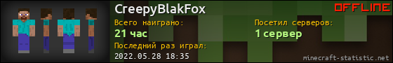 Юзербар 560x90 для CreepyBlakFox