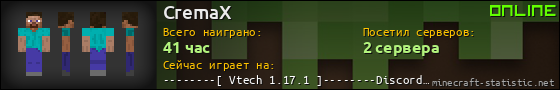 Юзербар 560x90 для CremaX
