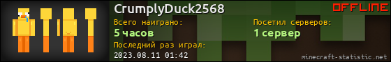 Юзербар 560x90 для CrumplyDuck2568