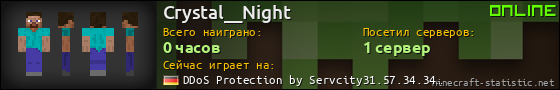 Юзербар 560x90 для Crystal__Night