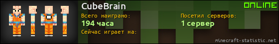 Юзербар 560x90 для CubeBrain