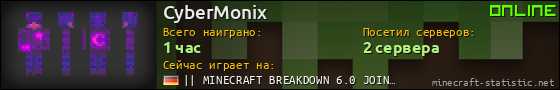 Юзербар 560x90 для CyberMonix