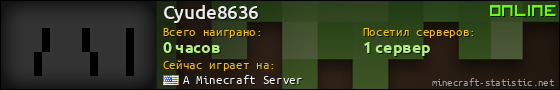 Юзербар 560x90 для Cyude8636