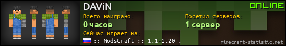 Юзербар 560x90 для DAViN