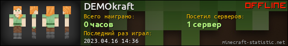 Юзербар 560x90 для DEMOkraft