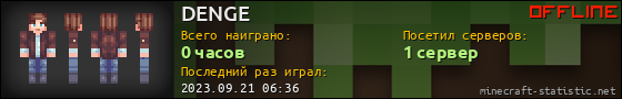 Юзербар 560x90 для DENGE