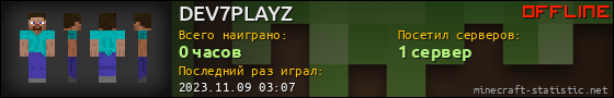 Юзербар 560x90 для DEV7PLAYZ