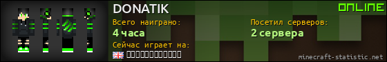Юзербар 560x90 для DONATIK