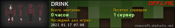 Юзербар 560x90 для DRINK