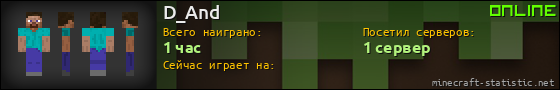 Юзербар 560x90 для D_And
