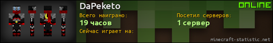 Юзербар 560x90 для DaPeketo