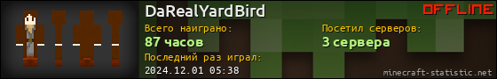 Юзербар 560x90 для DaRealYardBird