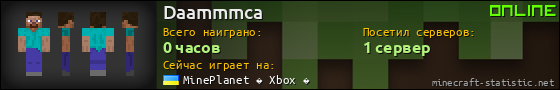 Юзербар 560x90 для Daammmca