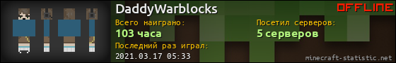 Юзербар 560x90 для DaddyWarblocks