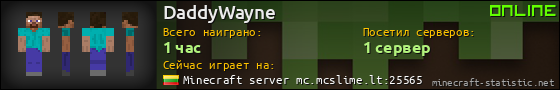 Юзербар 560x90 для DaddyWayne