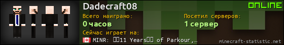 Юзербар 560x90 для Dadecraft08