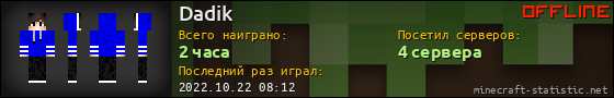 Юзербар 560x90 для Dadik