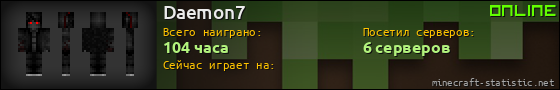 Юзербар 560x90 для Daemon7