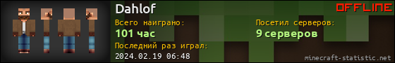 Юзербар 560x90 для Dahlof
