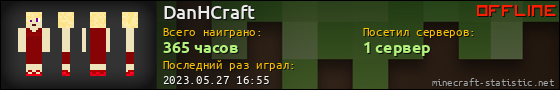 Юзербар 560x90 для DanHCraft