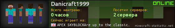 Юзербар 560x90 для Danicraft1999