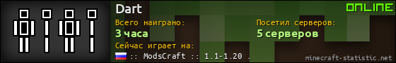 Юзербар 560x90 для Dart