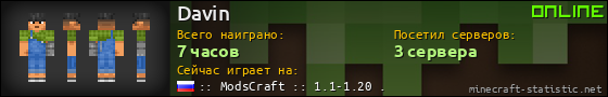 Юзербар 560x90 для Davin