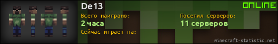 Юзербар 560x90 для De13
