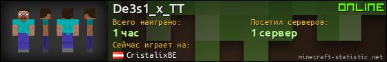 Юзербар 560x90 для De3s1_x_TT
