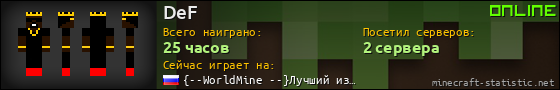 Юзербар 560x90 для DeF