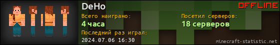 Юзербар 560x90 для DeHo